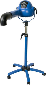 XPOWER Pro Finisher B-16 1/4-HP Brushless DC Motor Stand Pet Dryer- Variable Speed and Heat, Anion Anti-static / Frizz Technology- Blue