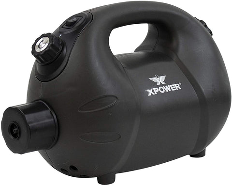Image of XPOWER F-8B ULV Battery Powered Cold Fogger, Cordless Fogging Machine, Black