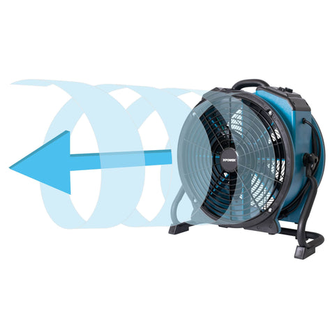 Image of XPOWER FC-420 Sealed Motor 18” Air Circulator, Carpet Dryer, Floor Fan, Heavy-Duty Portable Shop, Office, Classroom, Home Fan