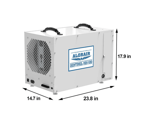 Image of AlorAir Sentinel HDi100 Basement/Crawlspace Dehumidifier 100 Pints with Condensate Pump