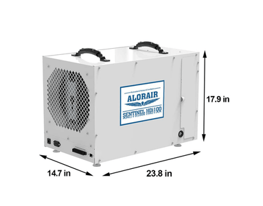 AlorAir Sentinel HDi100 Basement/Crawlspace Dehumidifier 100 Pints with Condensate Pump