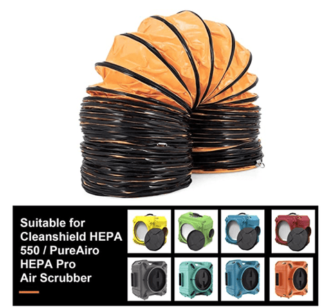 Image of AlorAir Duct Hose for CleanShield HEPA 550 and PureAiro HEPA Pro 770/870/970
