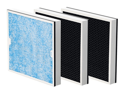 Image of AlorAir 3 Pack HEPA Carbon Filter Replacement Set for PureAiro HEPA Pro/Max Air Scrubber Models - 770, 870, 970