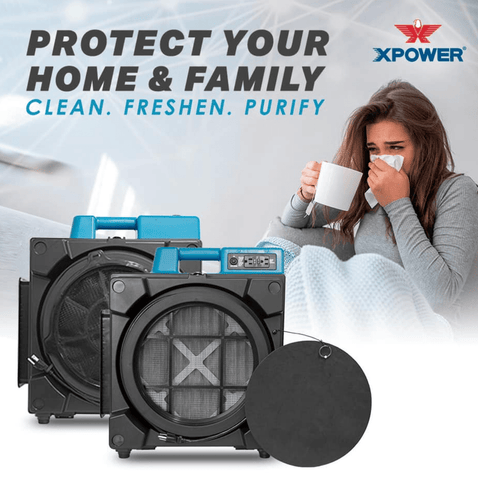 Image of XPOWER X-2700 Professional 3-Stage HEPA Air Scrubber