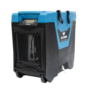 XPOWER XD-85L2 Commercial 85 pint LGR Dehumidifier w/Pump for Water Damage Restoration, Clean-up Flood, Basement