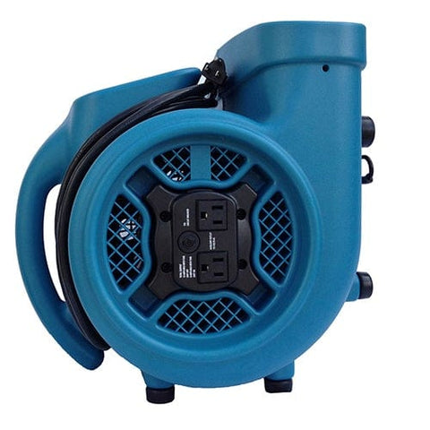XPOWER X-400A 1/4 HP Air Mover w/Daisy Chain- Industrial Water Damage Flood Restoration Carpet and Floor Drying
