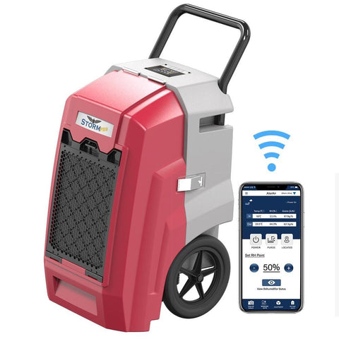 Image of AlorAir Storm Ultra 90 Pint-Wi-Fi Commercial Dehumidifier Water Damage Restoration