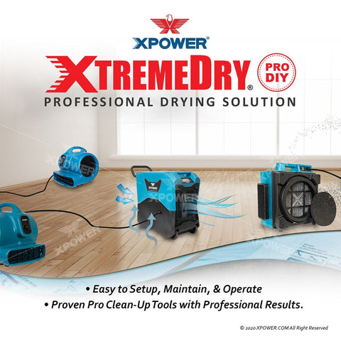 Image of XPOWER XtremeDry Pro-DIY Restoration Clean-Up Tool Kit