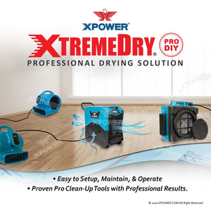 XPOWER XtremeDry Pro-DIY Restoration Clean-Up Tool Kit